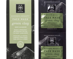 APIVITA maska za lice ZELENA GLINA 2x8ml