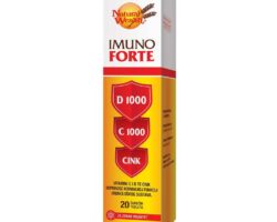 Natural Wealth Imuno Forte D 1000 C 1000 cink, 20 šumećih tableta