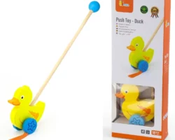 Viga Drvena guralica patka