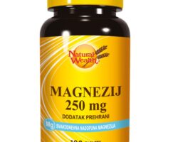 Natural Wealth Magnezijum 250 mg, 100 tableta