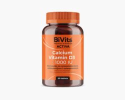 BiVits Calcium Vitamin D3 1000 IU tablete A60