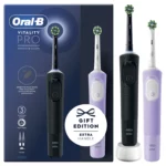 Oral-B Električna četkica Vitality PRO Black & Lilac Gift edition