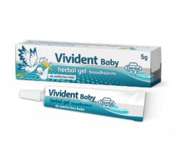 Vivident baby bioadhezivni herbal gel za desni 5g