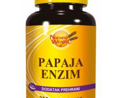 Natural Wealth Papaja enzim, 250 tableta za žvakanje