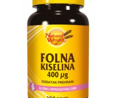 Natural Wealth Folna kiselina 400 μg, 100 tableta