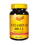 Natural Wealth Vitamin D 400 I.J., 100 tableta