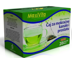 Maxivita Čaj za mokraćne kanale i prostatu, 20 piramida filtera