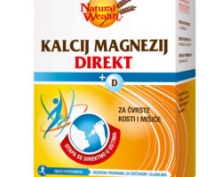 Natural Wealth Kalcijum Magnezijum Direkt + D, 20 vrećica