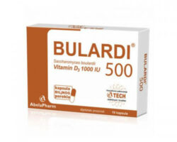 Bulardi 500 + vitamin D3, 10 kapsula